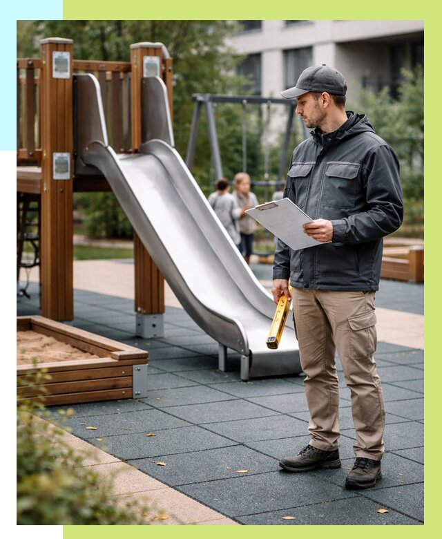 Сертификация детских площадок в Реже от 27383 р. | Алешин-Реж