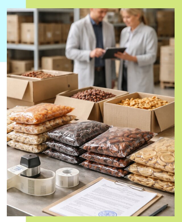 Сертификация сухофруктов в Реже от 13144 р. | Алешин-Реж под ключ