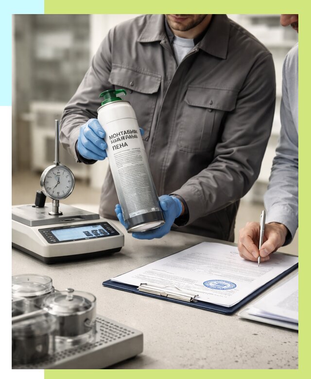 Сертификация монтажной пены в Реже от 16430 р. | Алешин-Реж