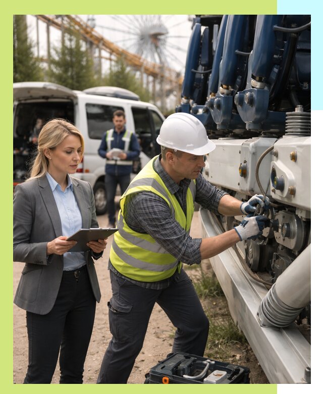 Сертификация аттракционов и проверка безопасности в Реже