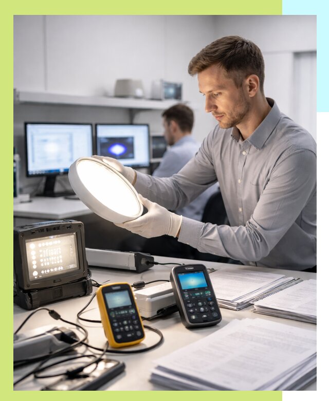 Сертификация светильников в Реже: испытания и оформление