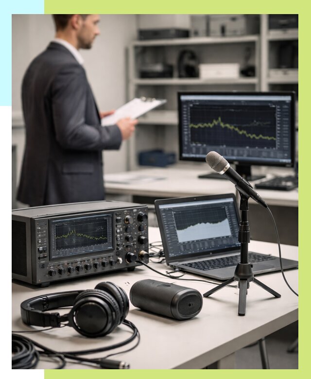 Сертификация аудиотехники в Реже от 16430 р., Алешин-Реж