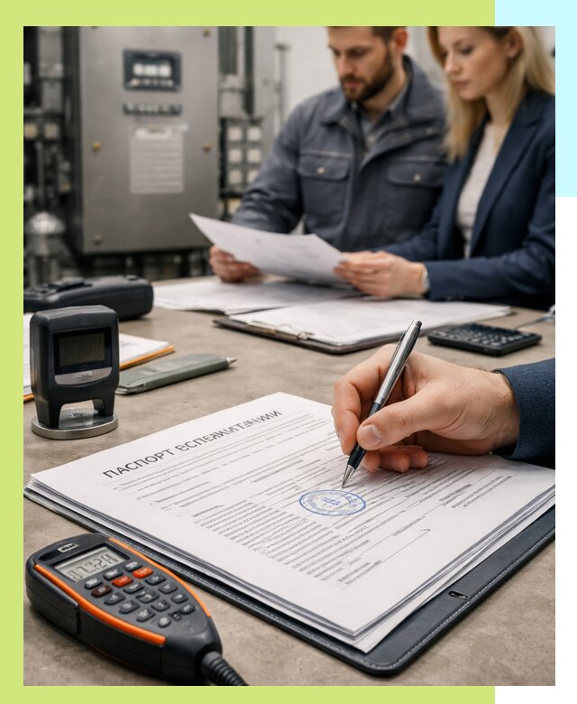 Оформление паспорта эксплуатации оборудования в Реже