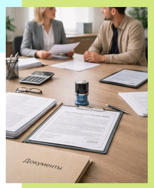 Сертификат соответствия на продукцию в Реже от 16430 р.|Алешин-Реж