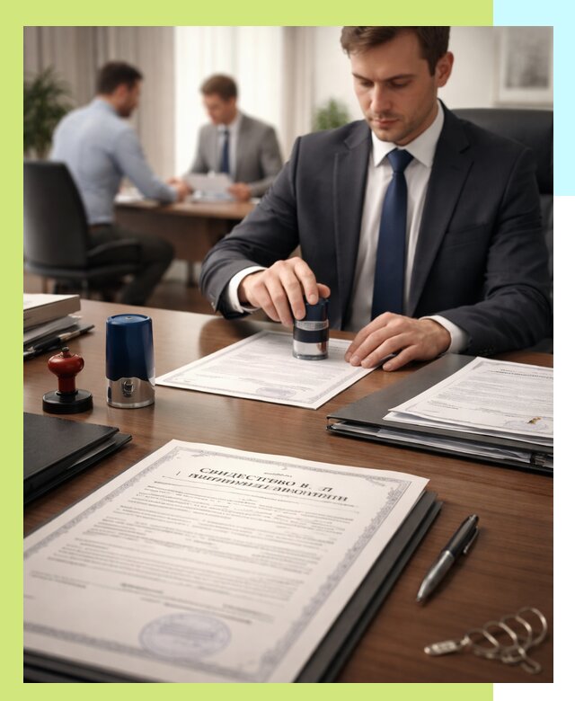 Оформление свидетельства о государственной регистрации в Реже