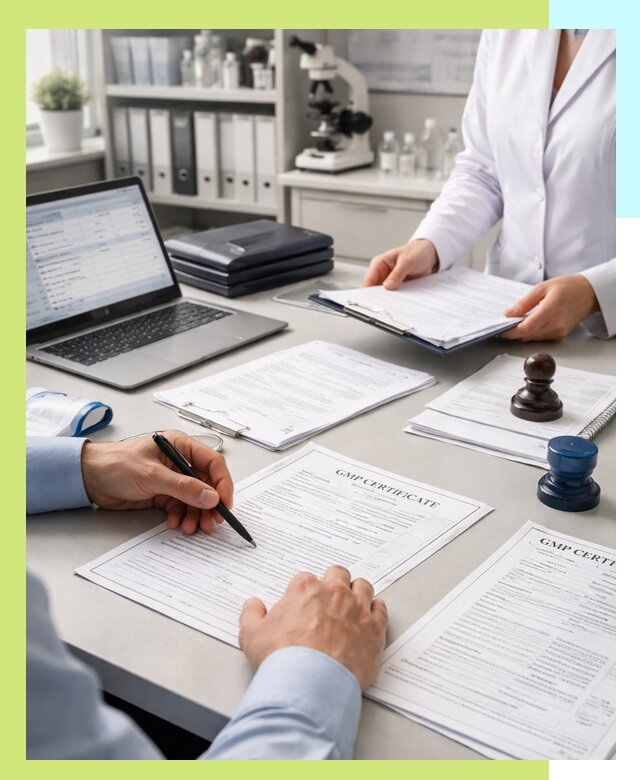 Оформление сертификата GMP в Реже для фармпроизводства