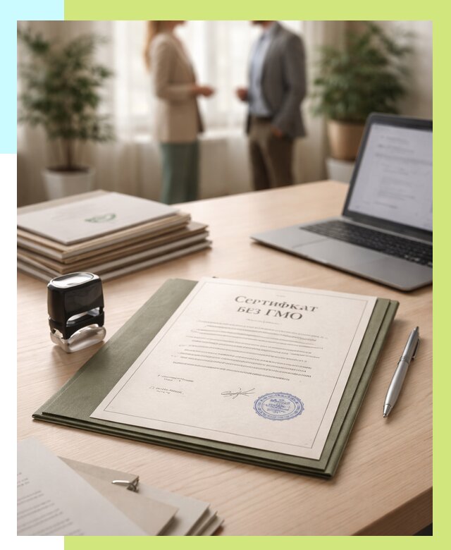 Сертификат без ГМО в Реже от 8215 р. оформить срочно Алешин-Реж