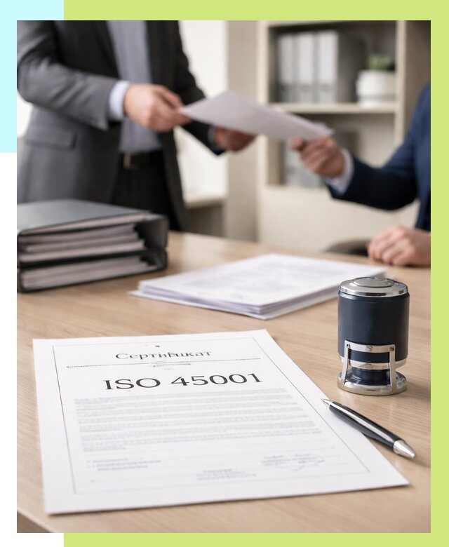 Сертификат ISO 45001 в Реже под ключ от 49289 р. | Алешин-Реж