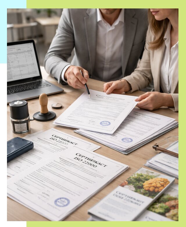 Сертификат ISO 22000 в Реже от 43812 р. под ключ | Алешин-Реж