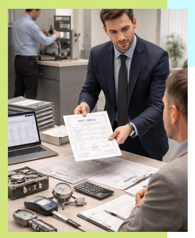 Выдача сертификата ISO 10012 по требованиям метрологии в Реже